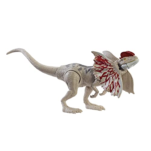 ジュラシックワールド JURASSIC WORLD おもちゃ フィギュア 恐竜映画 Jurassic World Fierce Force Dilophosaurus Dinosaur Action Figure Movable Joints, Realistic Sculpting Single Strike Feaジュラシックワールド JURASSIC WORLD おもちゃ フィギュア 恐竜映画