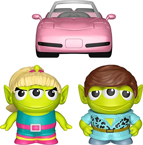 バービー バービー人形 Mattel Pixar Alien Action Figures 2-Pack, Barbie and Ken Remix Figures with Toy Car, Collectible Gifts バービー バービー人形