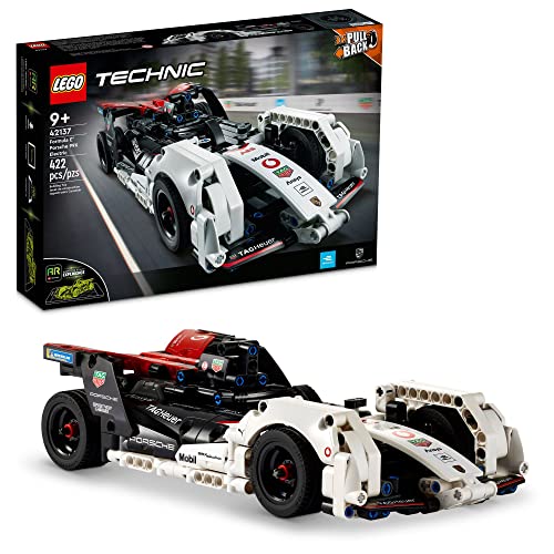 レゴ テクニックシリーズ LEGO Technic Formula E Porsche 99X Electric 42137 Set - Pull Back Toy Champion Race Car Model Building Kit with Immersive AR App Play, Gifts for Kids, Boys Girls, Adultsレゴ テクニックシリーズ