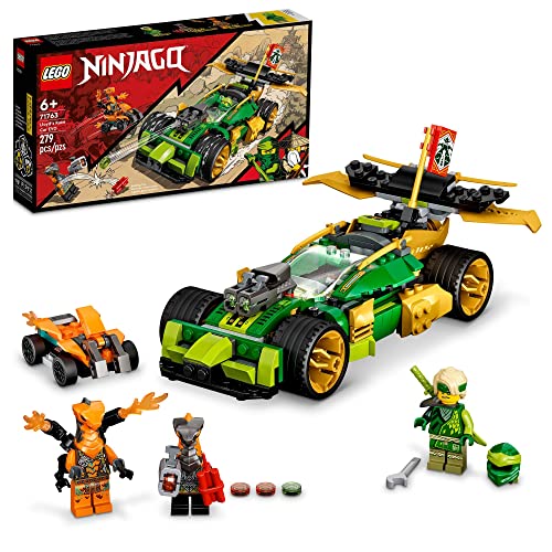 レゴ ニンジャゴー LEGO NINJAGO Lloyd’s Race Car EVO, 71763 Toys for Kids 6 Plus Years Old with Quad Bike, Cobra & Python Snake Figures, Collectible Mission Banner Setレゴ ニンジャゴー