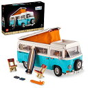レゴ LEGO Volkswagen T2 Camper Van 10279 Building Kit; Build a Displayable Model V...