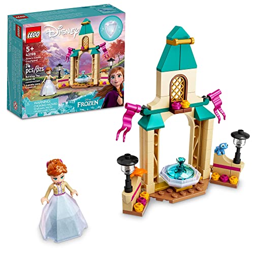 レゴ LEGO Disney Frozen 2 Anna’s Castle Courtyard Building Toy 43198 Princess Toy Set with Diamond Dress Set and Disney Frozen Mini-Doll Figure, Disney Birthday Gift Idea for Kids Boys Girls Age 5 レゴ