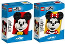 レゴ LEGO Brick Sketches Mickey (40456) Minnie Mouse (40457) Exclusive Bundleレゴ