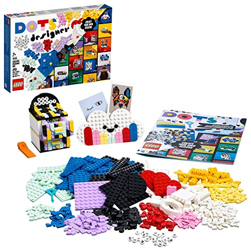 レゴ 【送料無料】LEGO 41938 DOTS Creative Designer Box, Lots of Extra DOTS, with Pencil Holder, Desk Organiser, Picture Frame & Door Sign for Kidsレゴ