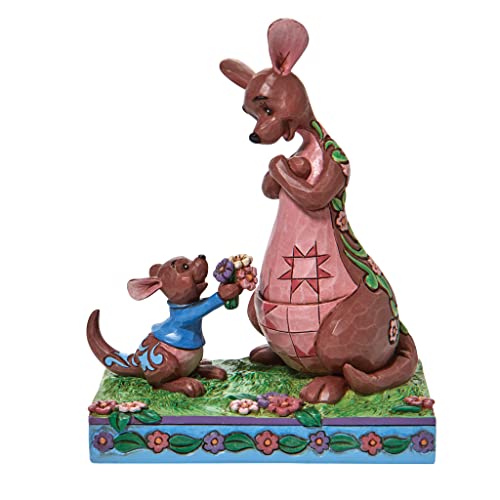 楽天angelicaエネスコ Enesco 置物 インテリア 海外モデル アメリカ Enesco Jim Shore Disney Traditions Winnie The Pooh Roo Giving Kanga Flowers Figurine, 6 Inch, Multicolorエネスコ Enesco 置物 インテリア 海外モデル アメリカ