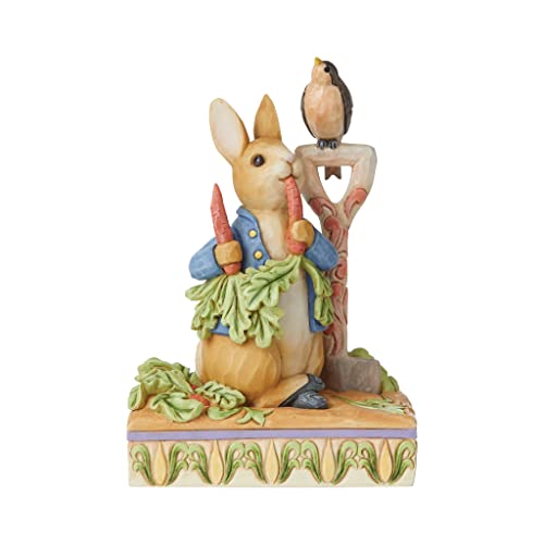 ͥ Enesco ʪ ƥꥢ ǥ ꥫ Enesco Jim Shore Heartwood Creek Peter Rabbit in Garden Figurine, Floppy Brownͥ Enesco ʪ ƥꥢ ǥ ꥫ