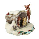 エネスコ Enesco 置物 インテリア 海外モデル アメリカ Enesco Jim Shore Wonderland Animals in Hollow Lo...