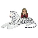 メリッサ&ダグ おもちゃ 知育玩具 Melissa & Doug Melissa & Doug Giant Siberian White Tiger - Lif...