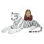 å&  ΰ Melissa &Doug Melissa &Doug Giant Siberian White Tiger - Lifelike Stuffed Animal (over 5 feet long) - Extra Large, Plush Lifesize Tiger For Ages 3+å&  ΰ Melissa &Doug