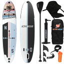 スタンドアップパドルボード マリンスポーツ サップボード SUPボード ACTIVEWEIGHT Inflatable Stand Up Paddle Boar...