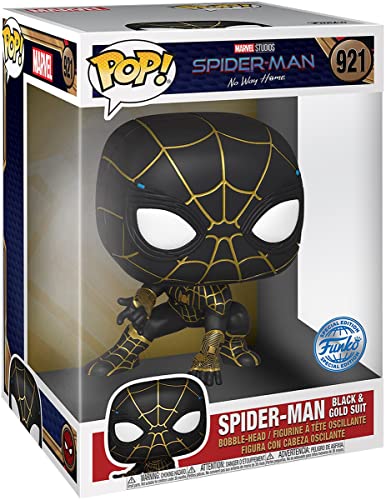 ファンコ FUNKO フィギュア 人形 アメリカ直輸入 Funko POP! Jumbo: SM: Spider-Man Black & Gold Suit - Spiderman No Way Home - Collectable Vinyl Figure - Gift Idea - Official Merchandise - Toys for Kids & Aduファンコ FUNKO フィギュア 人形 アメリカ直輸入