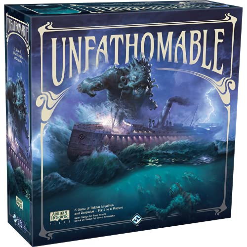 ボードゲーム 英語 アメリカ 海外ゲーム Unfathomable | Strategy Game for Teens and Adults | Arkham Horror | Hidden Traitor Board Game | Ages 14+ | 3-6 Players | Average Playtime 120-240 Minutes | Made by Fantasy Flボードゲーム 英語 アメリカ 海外ゲーム