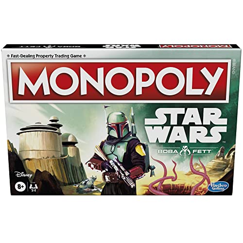 ボードゲーム 英語 アメリカ 海外ゲーム Hasbro Gaming Monopoly: Star Wars Boba Fett Edition Board Game for Kids Ages 8 , Inspired by The Star Wars Movies and The Mandalorian TV Seriesボードゲーム 英語 アメリカ 海外ゲーム