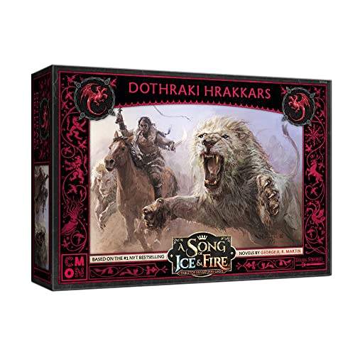 ボードゲーム 英語 アメリカ 海外ゲーム A Song of Ice and Fire Tabletop Miniatures Dothraki Hrakkars Box Set - Fierce Nomadic Warriors of The Great Grass Sea, Strategy Game for Adults, Ages 14 , 2 Players, 45-60 Mボードゲーム 英語 アメリカ 海外ゲーム