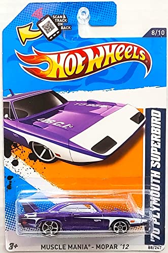 ۥåȥ ޥƥ ߥ˥ ۥåȥ 2012 Hot Wheels Muscle Mania Mopar '12 '70 plymouth superbird 8/10 88/247 Scan &trackۥåȥ ޥƥ ߥ˥ ۥåȥ