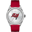 rv ^CbNX fB[X Timex Women's NFL Athena 40mm Watch ? Tampa Bay Buccaneers with Red Silicone Straprv ^CbNX fB[X