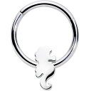 angelica㤨֥ܥǥǥ ԥ ꥫ ̤ȯ ֥ Body Candy 16G Steel Hinged Segment Ring Seamless Cartilage Nipple Ring Nautical Seahorse Nose Hoop 3/8