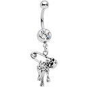 ボディキャンディー ピアス アメリカ 日本未発売 ブランド Body Candy 14G 3/8" 316L Steel Navel Ring Piercing Safety Pin Skull Bones Dangle Belly Button Ring 10mmボディキャンディー ピアス アメリカ 日本未発売 ブランド