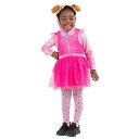パウパトロール 子供服 コスチュームドレス レギンスセット 5T 日本サイズ110-120相当 スカイ ピンク キッズ ファッション 男の子 女の子 耳のついた...