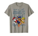 pEpg[ AJA q LbY t@bV Chase, Marshall, & Rubble with Vehicles Paw Patrol T-Shirt T-ShirtpEpg[ AJA q LbY t@bV