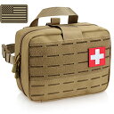タクティカルポーチ ミリタリーポーチ サバイバルゲーム サバゲー アメリカ LIVANS Tactical Molle Medical Pouch of Upg...
