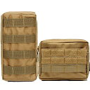 タクティカルポーチ ミリタリーポーチ サバイバルゲーム サバゲー アメリカ Hoanan 2 Pack Molle Pouch Tactical EDC Pou...