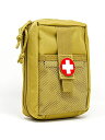 タクティカルポーチ ミリタリーポーチ サバイバルゲーム サバゲー アメリカ 3VGEAR Large MOLLE Medic Pouch - Waterproo...