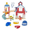 イーハー！きょうりゅうぼくじょう Dino Ranch 日本未発売多数 海外直輸入 Dino Ranch Clubhouse,Large 12-Inch Playset with Lights Sound,Features Silo with Slide,Bridge,Extendable Roomイーハー！きょうりゅうぼくじょう Dino Ranch 日本未発売多数 海外直輸入