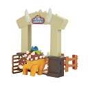 C[n[I傤イڂ傤 Dino Ranch { COA Dino Ranch Action Pack Featuring Ankylosaurus - 4 Fence Pieces to Connect- Four Styles to Collect - Toys for KC[n[I傤イڂ傤 Dino Ranch { COA