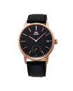 rv IGg Y Orient Men's 39mm Black Leather Band Steel Case Sapphire Crystal Quartz Analog Watch RA-SP0003B10Brv IGg Y