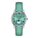 腕時計 ティソ レディース Tissot Womens Carson Premium Lady Moonphase Swiss Quartz Watch, Bl...