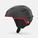 Xm[{[h EB^[X|[c COf [bpf AJf Giro Grid Spherical MIPS Ski Helmet - Snowboard Helmet for Men & Women - Matte Graphite/Red - S (52-Xm[{[h EB^[X|[c COf [bpf AJf