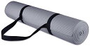 ヨガマット フィットネス Signature Fitness All-Purpose 1/4-Inch High Density Anti-Tear Exerc...