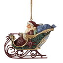 エネスコ Enesco 置物 インテリア 海外モデル アメリカ Enesco Jim Shore Heartwood Creek Santa in Sleigh Event Ornamentエネスコ Enesco 置物 インテリア 海外モデル アメリカ