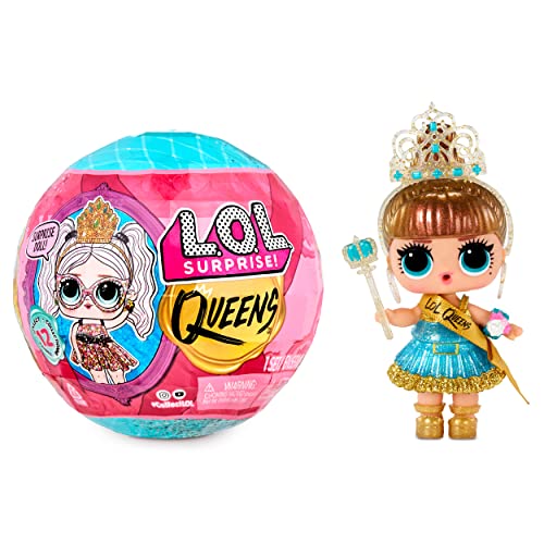 エルオーエルサプライズ 人形 ドール LOL Surprise Queens Dolls with 9 Surprises Including Doll, Fashions, and Royal Themed Accessories - Great Gift for Girls Age 4+エルオーエルサプライズ 人形 ドール