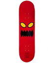 デッキ スケボー スケートボード 海外モデル 直輸入 Toy Machine Monster Face -8.0 Red Skateboard Deckデッキ スケボー スケートボード 海外モデル 直輸入