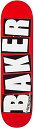 デッキ スケボー スケートボード 海外モデル 直輸入 Baker Brand Logo Skateboard Deck -8.0 Red/White DECK ...