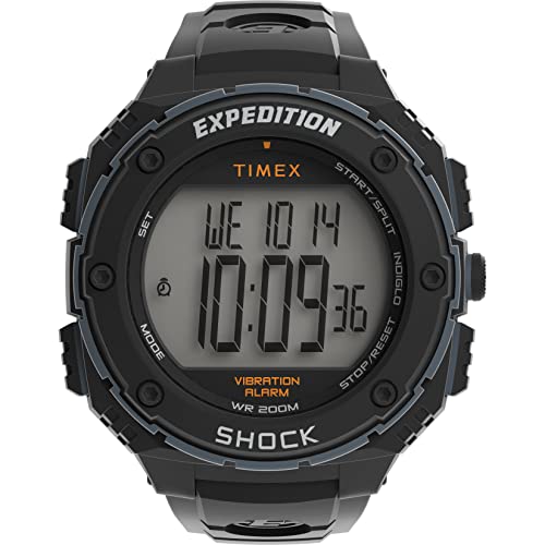 腕時計 タイメックス メンズ Timex Men 039 s Expedition Shock XL Vibrating Alarm 50mm Watch腕時計 タイメックス メンズ