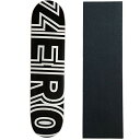 デッキ スケボー スケートボード 海外モデル 直輸入 Zero Skateboards Deck Bold Black 8.0