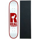 デッキ スケボー スケートボード 海外モデル 直輸入 Real Skateboard Deck Doves Renewal Red 8.06