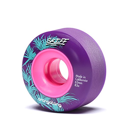 ウィール タイヤ スケボー スケートボード 海外モデル Orangatang Skiff 62 mm 83a All-Terrain Skateboard Wheels w/Loaded Jehu V2 Bearings (Purple, Set of 4)ウィール タイヤ スケボー スケートボード 海外モデル