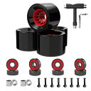 ウィール タイヤ スケボー スケートボード 海外モデル Skateboard Wheels 70mm 80a with Skateboard T Tool an...