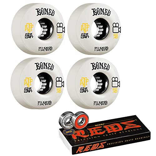 商品情報 商品名ウィール タイヤ スケボー スケートボード 海外モデル Bones Skateboard Wheels Filmers 56mm 80A ATF All Terrain Formula WBones, Whiteウィール タイヤ スケボー スケートボード 海外モデル 商品名（英語）Bones Skateboard Wheels Filmers 56mm 80A ATF All Terrain Formula WBones, White 商品名（翻訳）ボーンズ スケートボード ウィール フィルマー 56mm 80A ATF オールテレイン フォーミュラ Wボーンズレッド 型番BO997 + BO801 海外サイズ56mm ブランドBones Wheels 商品説明（自動翻訳）オールテレインフォーミュラ（ATF）ホイールは、当社がオールテレインフォーミュラ（ATF）と呼ぶ特殊な軟質ウレタンを注入しています。ATFホイールはラフな路面に適しており、路面の状態に関わらず、この画期的なフォーミュラがあなたを素早くスムーズに運んでくれることでしょう。フィルマーは56mm x 34mmで、硬度は80Aです。Bones Redsベアリング一式を含む。 関連キーワードウィール,タイヤ,スケボー,スケートボード,海外モデル,直輸入このようなギフトシーンにオススメです。プレゼント お誕生日 クリスマスプレゼント バレンタインデー ホワイトデー 贈り物