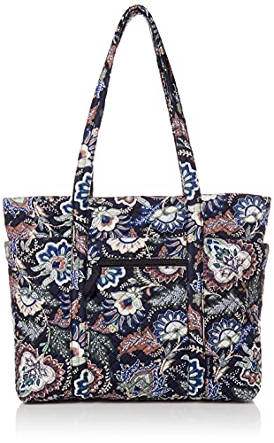 ヴェラブラッドリー レディース トートバッグ コットン Vera Bradley Java Navy Camo 約38×41×13センチ