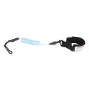 サーフィン リーシュコード マリンスポーツ Surfboard Foot Leash，Adjustable Ankle Bodyboard Surf Board Coiled，Paddle Leg Rope Board Coiled for Standup Paddle Boarding(Blue)サーフィン リーシュコード マリンスポーツ