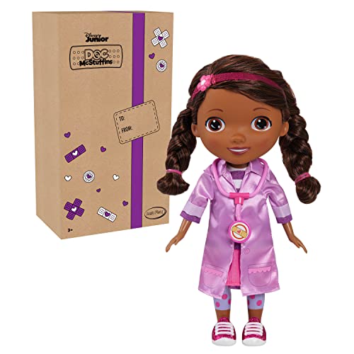 ドックはおもちゃドクター ディズニーチャンネル ドックのおもちゃびょういん Just Play Disney Junior Doc McStuffins A Trip to the Clinic 11.5 Inch Doll, Kids Toys for Ages 3 Up, Amaドックはおもちゃドクター ディズニーチャンネル ドックのおもちゃびょういん