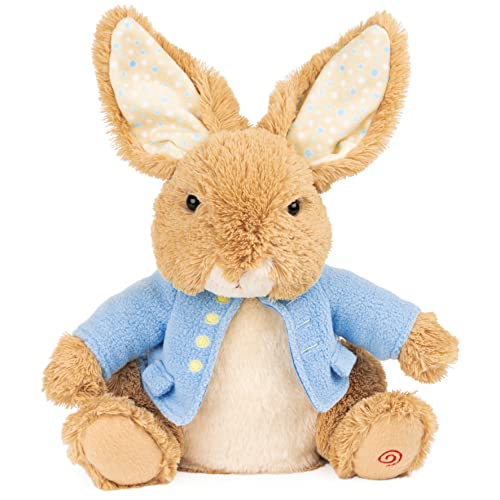 ガンド GUND ぬいぐるみ リアル お世話 GUND Beatrix Potter Peter Rabbit Peek-a-Ears Animated Plu...