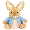 ガンド GUND ぬいぐるみ リアル お世話 GUND Beatrix Potter Peter Rabbit Peek-a-Ears Animated Plush, Interactive Bunny Stuffed Animal, Sensory Toy for Babies and Toddlers, 11”ガンド GUND ぬいぐるみ リアル お世話