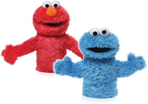 ガンド GUND ぬいぐるみ リアル お世話 GUND Elmo and Cookie Monster Hand Puppet Setガンド GUND ぬいぐる...