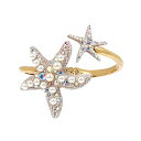 ベッツィ・ジョンソン アメリカ アクセサリー ブランド かわいい Betsey Johnson Starfish Hinged Bangle Braceletベッツィ・ジョンソン アメリカ アクセサリー ブランド かわいい